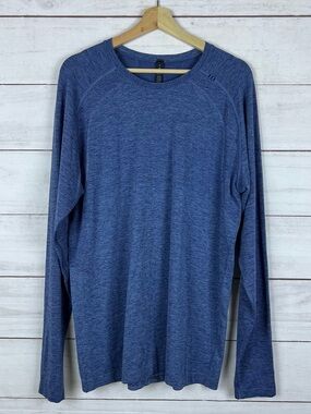 Lululemon Men’s Metal Vent Tech 2.0 Long Sleeve Shirt Size XL Blue